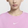 Nike Solid Color Pullover Long Sleeve Sweatshirt for Women in Pink