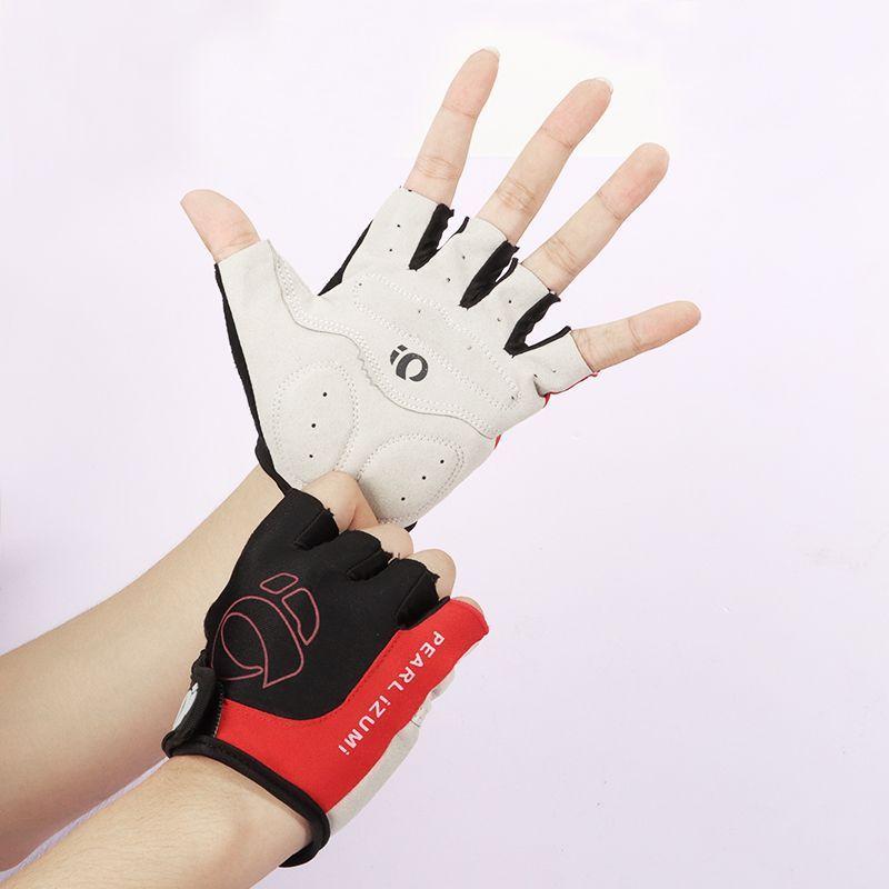 1 Paar Reithandschuhe Haushalt Stoßdämpfende Halbfingerhandschuhe Mountainbike Stoßdämpfende Handschuhe Outdoor Sportausrüstung