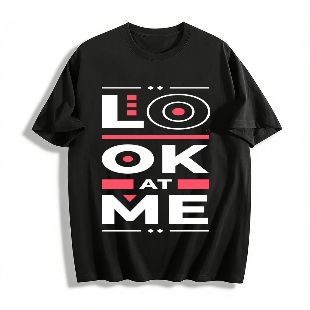 Abstract Geometric Print Casual Short Sleeve Top Pure cotton T-shirt XXS