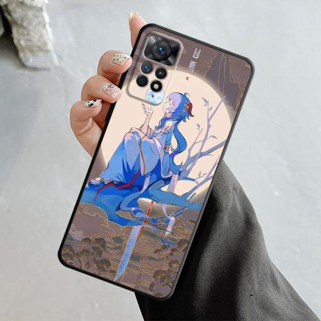 Genshin Impact Kamisato Ayaka Xiao Case For Xiaomi Redmi Note 12 11t 11s 11 10 8 Pro 9 9s 9t 8t For Mi 10 8 9a 9c 10c 12c K40