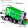 Nouveaux Jouets pour Enfants Modèle Camion Poubelle Ville Moulé sous Pression Plastiques Véhicule de Tri des Ordures Assainissement Voiture Son Lumière Cadeaux de Noël pour Enfants