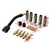Household Welding Torch Kit Parts Holder M6 MIG/MAG Smooth Tip Wear Parts 0.8mm 24pcs / Set Contact Cylinder New