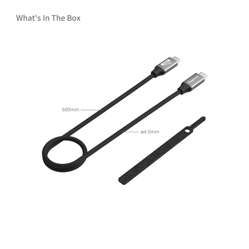 SMALLRIG Data Cable To 5074 USB-C (Straight Straight, 60cm)