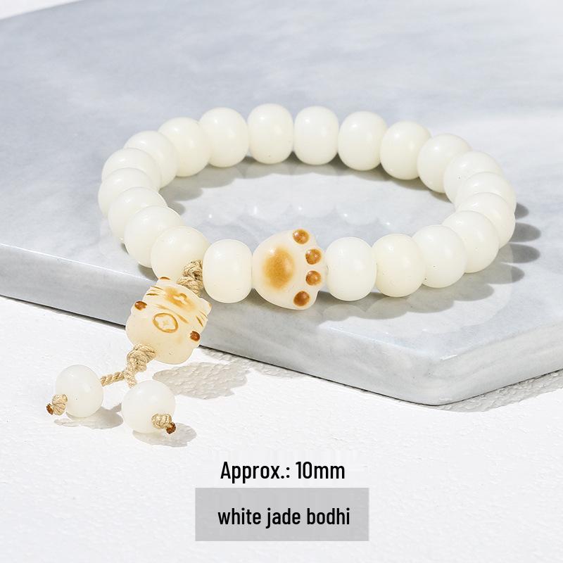 Jinde Jewelry Многосокровищный браслет из бусин корня бодхи, высокополированный, трехцветный, мала