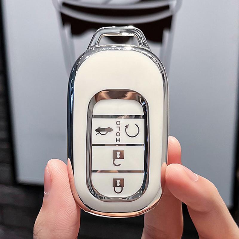 For Honda Civic Accord HR-V CR-V CRV 2022 2023 TPU Car Remote Key Fob Cover Case Holder Protector Accessories