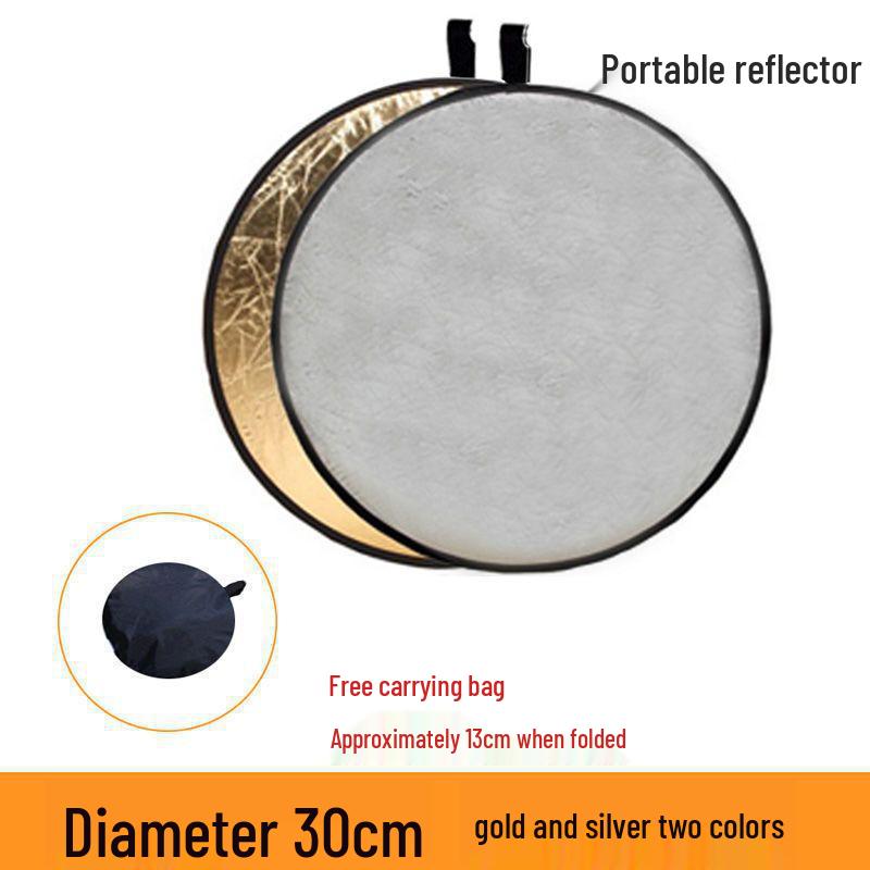 Foldable Photo Reflector: Portable Fill Light Board for Photography & Live Streaming