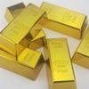 Glittering Fake Gold Bar Simulation Bullion Bar Ideal Gift Golden Brick  Home Decor