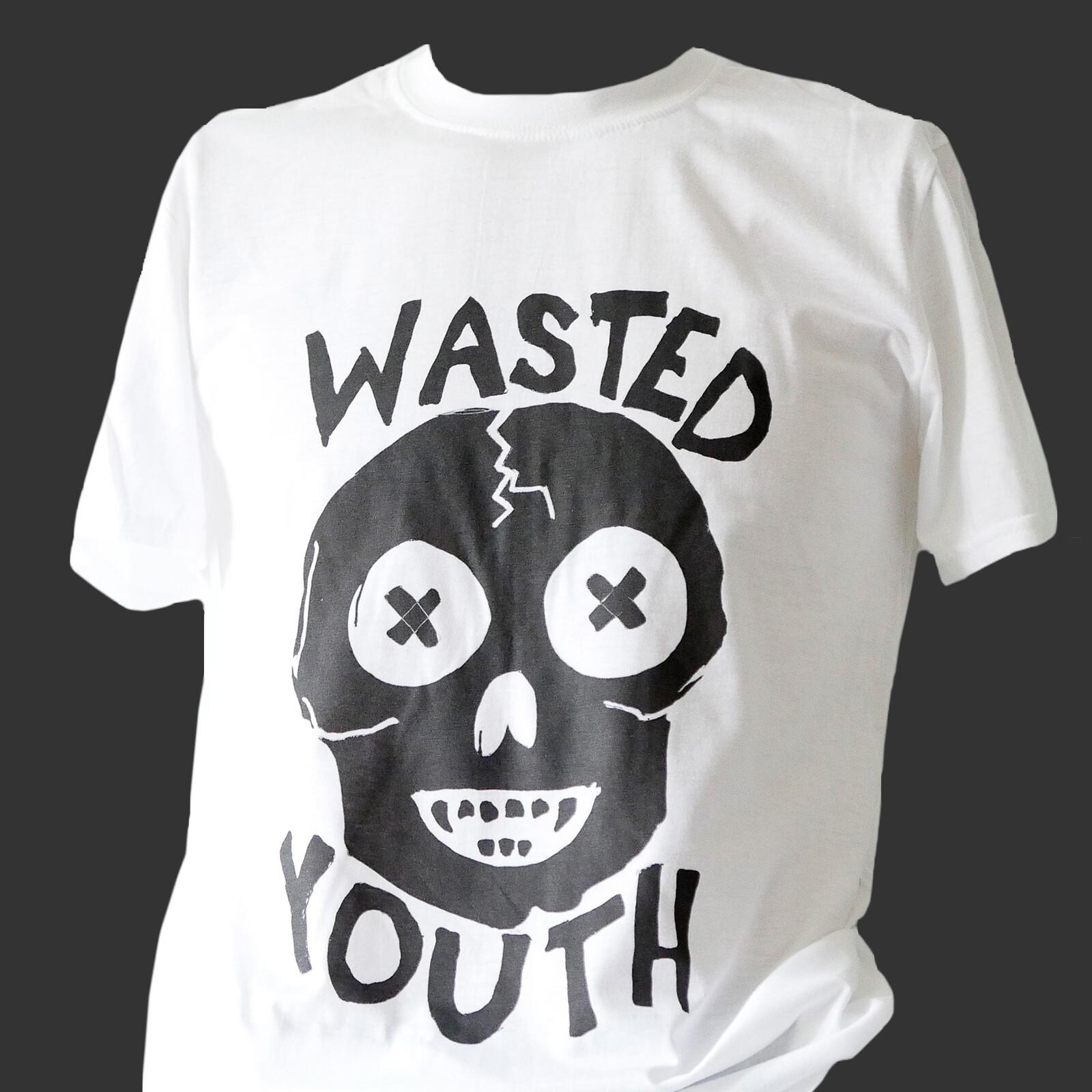 WASTED YOUTH PUNK ROCK T-Shirt Mens Womens Tees Top unisex S-3XL 4XL