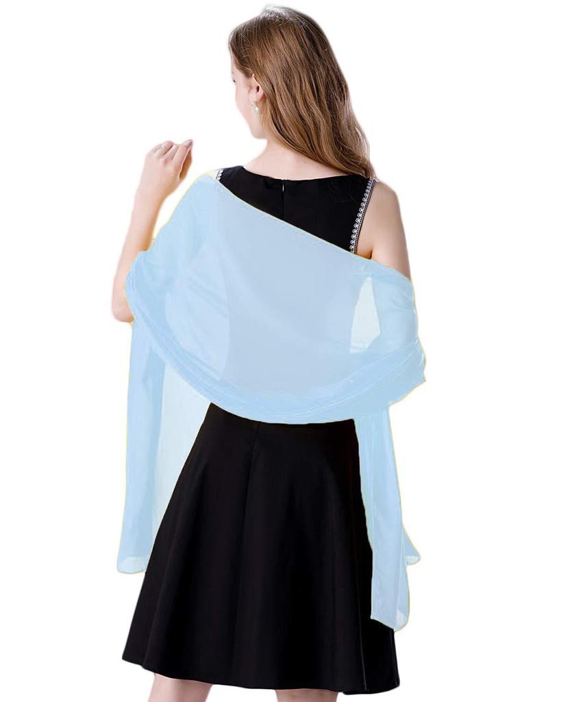 Women's Chiffon Evening Shawl and Wrap for Weddings and Bridesmaids