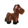 1Pcs Cartoon Pony Pendant Stuffed Animal Horse Plush Toy Key Ring Backpack Ornaments Hanging Decoration
