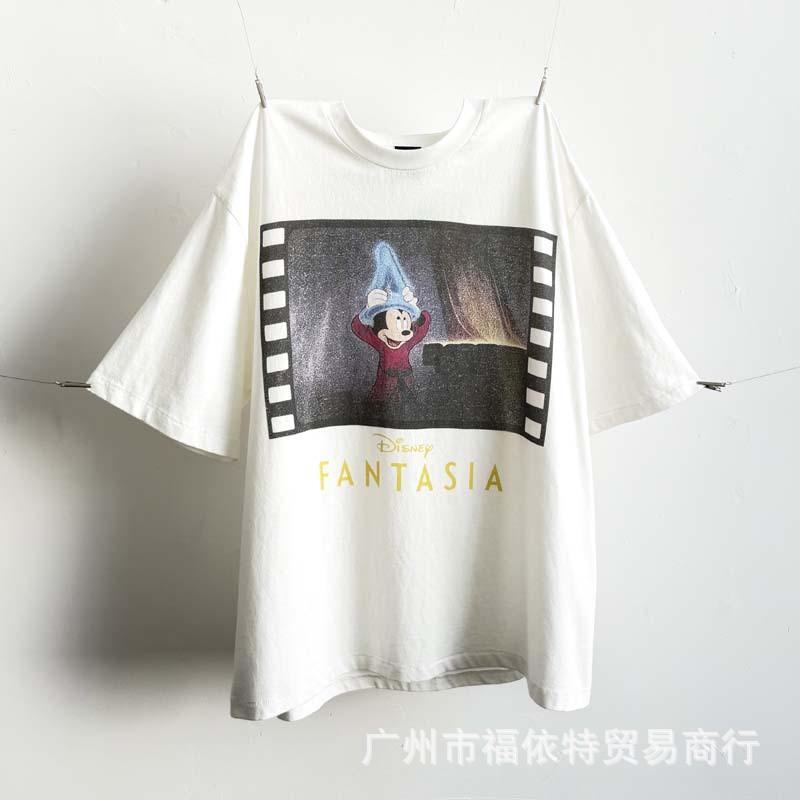 Mens Streetwear Long Sleeve T-Shirt Vintage Graffiti Print Loose Fit Teens