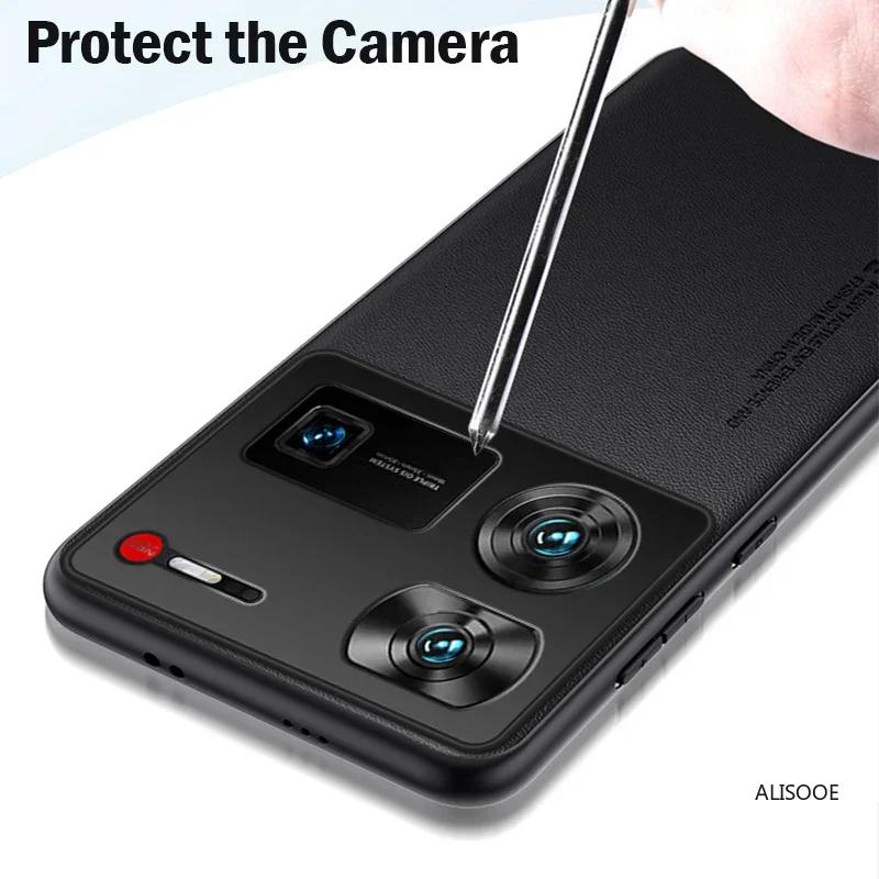 Hülle für Nubia Z70 Ultra / Z60 Ultra Hülle Luxus PU-Leder Schutz Rückseite für Nubia Z60Ultra Stoßfest Capa