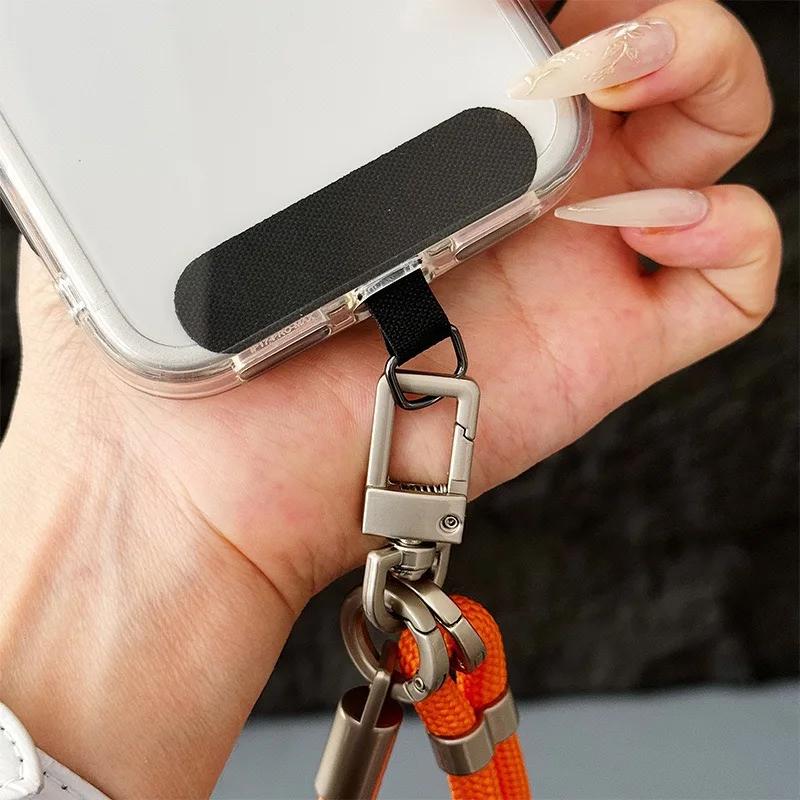 Adjustable Crossbody Phone Lanyard Detachable Clip Anti-Lost Fit All Phone Cases Mobile Strap for Travel Shopping