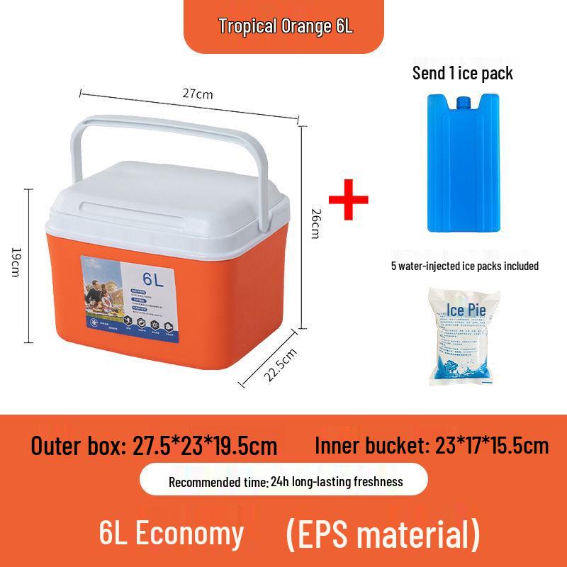 Portable Insulated Refrigerated Box for Home, Car, and Outdoor Use