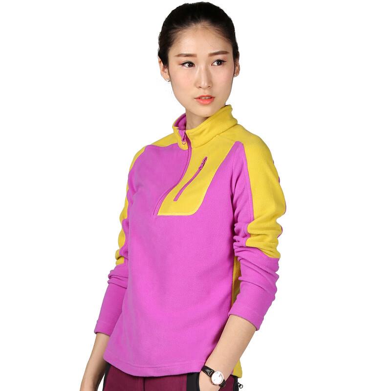 OLOMM Stand-Collar Thermal Fleece Top S-XXL