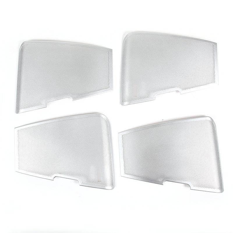 Stainless Steel Car Audio Speaker Door Loudspeaker Cover Trim For Land Rover Discovery 4 LR4 2010-2016 Interior Accessories