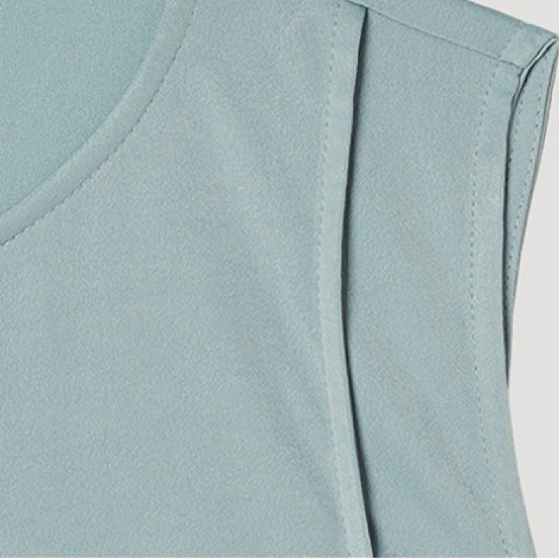 [Ea își dorește] Rochie lungă, fără mâneci, cu imprimeu înfășurat, Swwopp22150