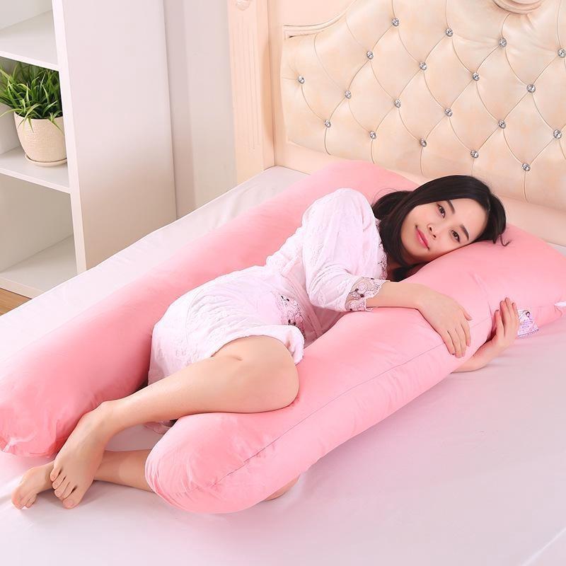 Oversized U Shape Full Body Comfort Pillow Case For Maternity And Pregnancy Support