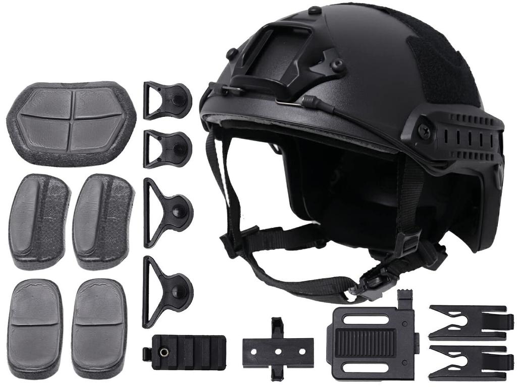 WoSporT FAST MH Type Helmet High Grade Version M-SIZE BK