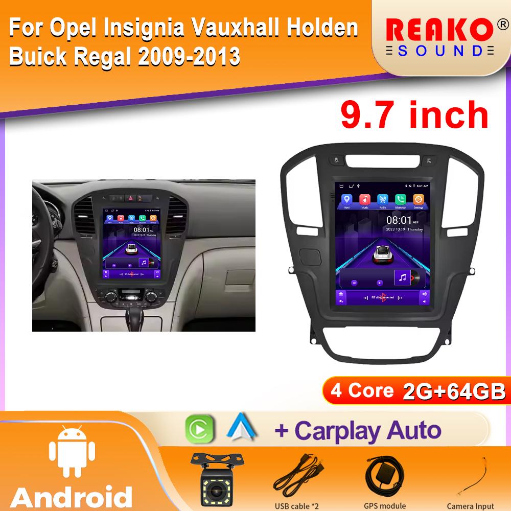 Für Tesla Android Autoradio Stereoanlage Für Opel Insignia Vauxhall Holden Buick Regal 2009-2013 Carplay BT Auto-Multimedia-Player