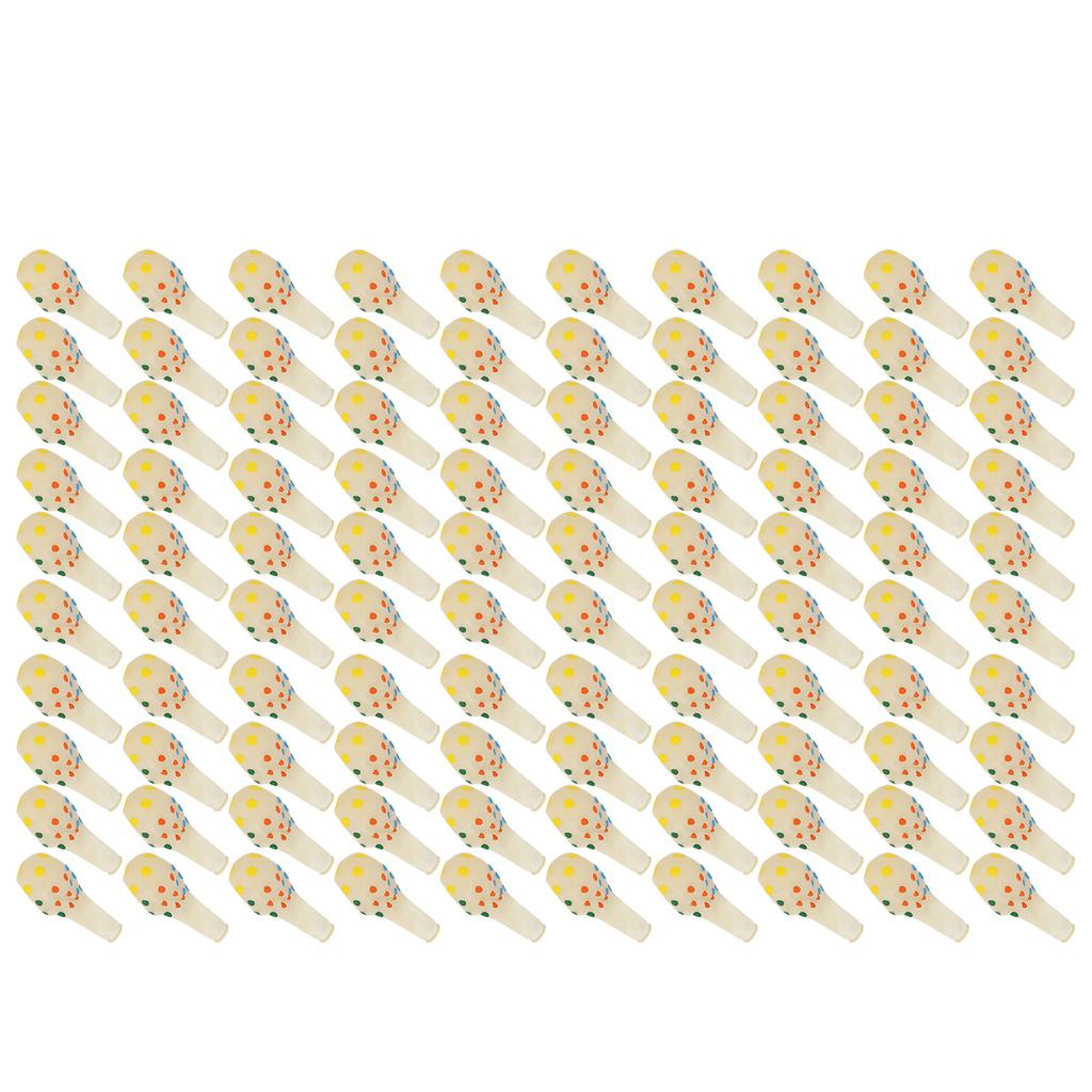 100Pcs Balloon Colorful Dots Transparent Latex Material Air Balloons for Party Decoration