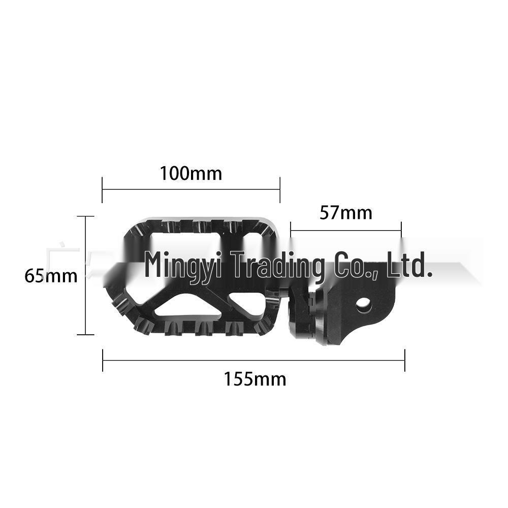 Enhanced Front Foot Pegs for BMW R1200GS/R1250GS/ADV LC – Aluminum Alloy
