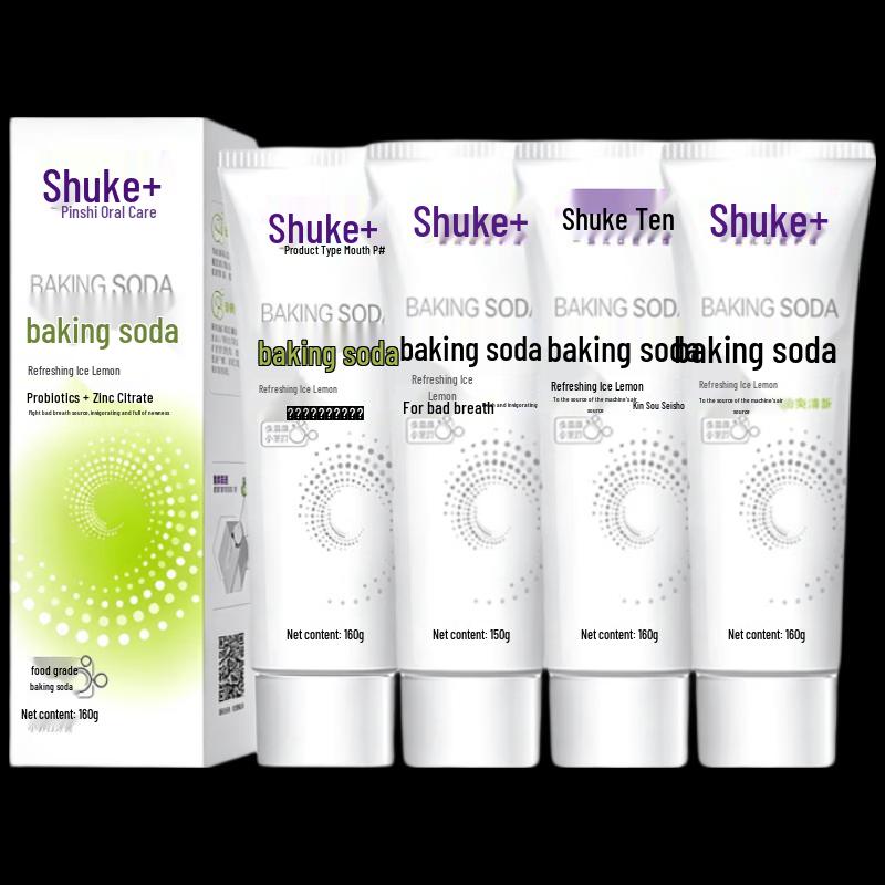 Shuke Refreshing Lemon Baking Soda Toothpaste