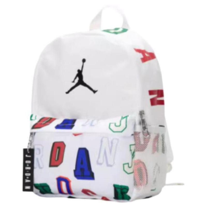 Jordan Polyester Backpack Small Size Unisex White Jordan JD2513068TD-002