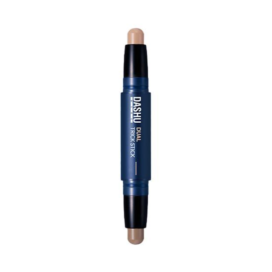 Dashu Men's Dual Trick Stick Sand/Light (Concealer + Shading 2 in 1)