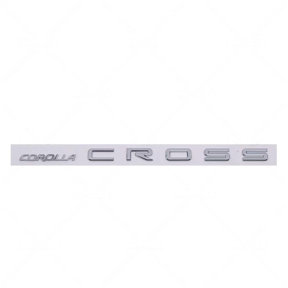 1 Pezzo Emblema Badge Baule 3D Rialzato in ABS Nero/Argento/Cromo Decalcomania Logo Posteriore Personalizzata per Adesivo Carrozzeria Accessori