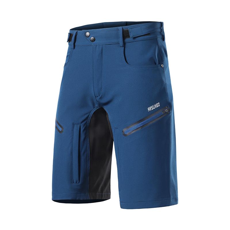 ARSUXEO Men's Cycling Shorts Loose Fit MTB Mountain Bike Shorts Outdoor Sports Hiking Downhill Bicycle Short Pants 2006