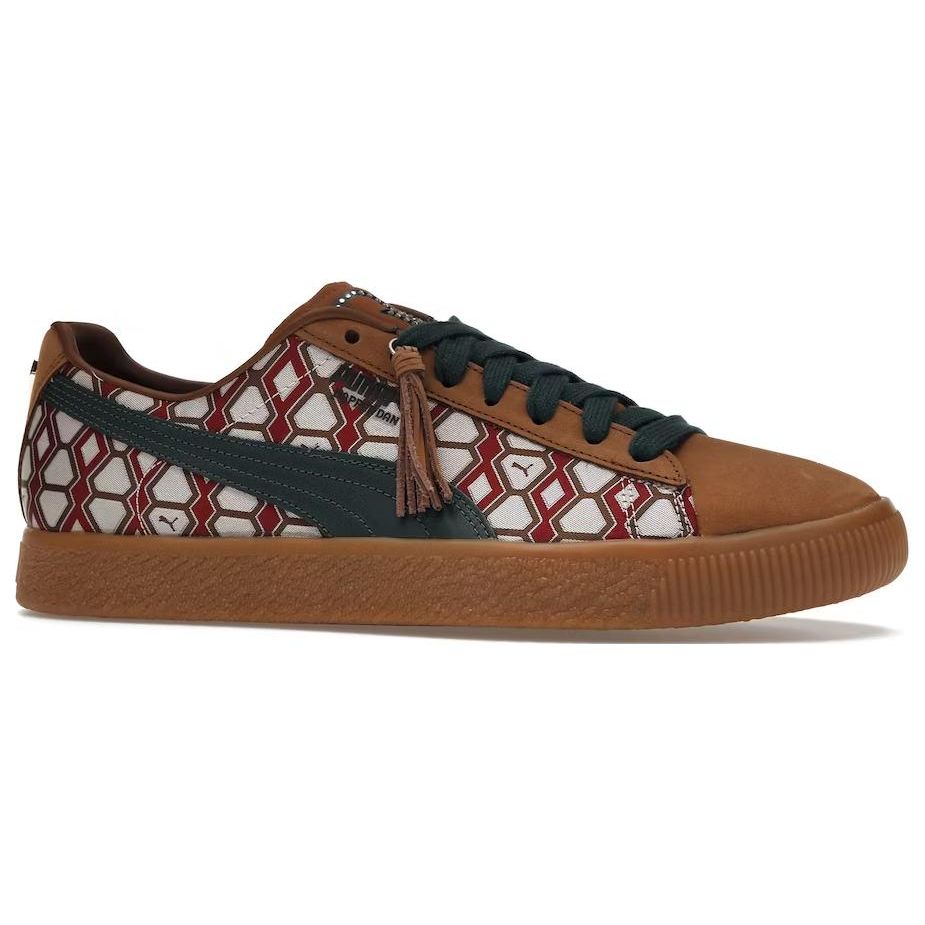 Puma Dapper Dan x Clyde Vintage Pre-Game Runway - Brown Unisex Sneakers Friar-Brown 388170-01