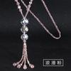 Shaped Chic Wave Crystal Necklace For Women With Colorful Tassels For Every Outfit