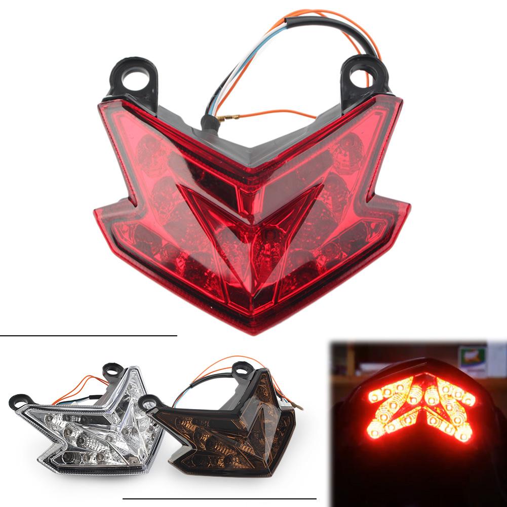 Integriertes Motorrad-Rücklicht, Bremsleuchte, Blinkerlicht für Kawasaki ZX-6R 2013-2017 & Z800 13-2016 & Z125 16-2021