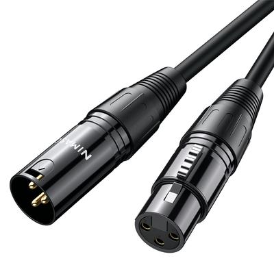 NIMASO Microphone Cable XLR Cable Canon Cable Microphone Extension XLR Balanced Connection for Microphone Recording Compatible with Recording Devices