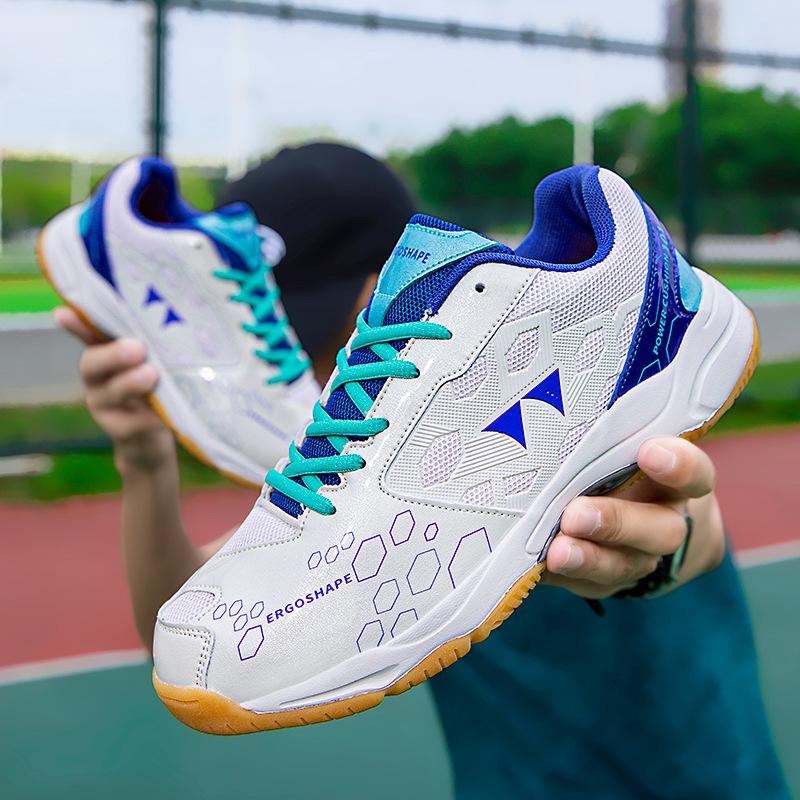 Badminton shoes men's and women's breathable tennis shoes professional adult flat-bottomed non-slip volleyball shoes lightweight table tennis shoes
