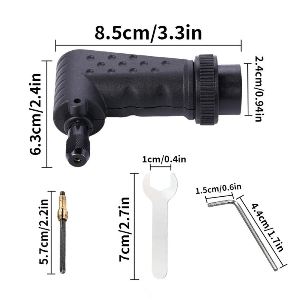 90° Rotation Right Angle Converter Right Angle Tool Accessory  For Rotary Tools