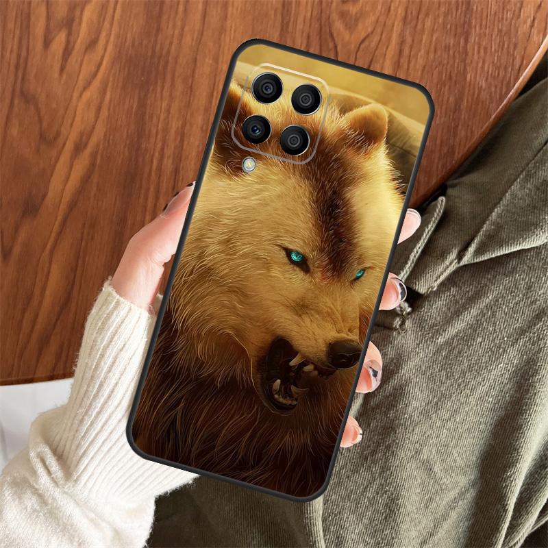 

Angry Wolf Case For Samsung Galaxy M12 M32 M52 M35 M55 M15 M11 M13 M14 M06 M16 M36 M56 M31 M53 M34 M54 Samsung M56