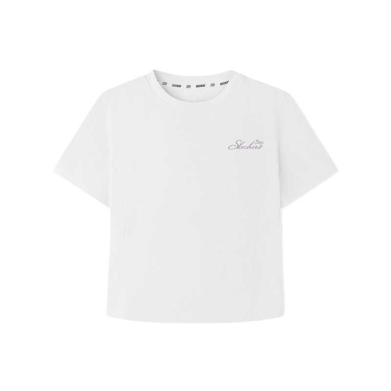 Skechers Breathable Round Neck Pullover Regular T-Shirt Women tops L126W031-0019 S
