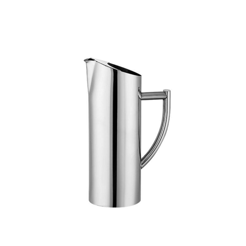 Drink Dispensers Cold Kettles Beverage Container Stainless Steel Pitcher Large Water Kettles Suitable for Gatherings