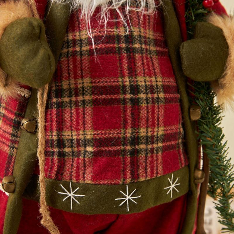 60cm Big Santa Claus Dolls  Xmas Pendants 2025 Merry Christmas Tree Decor for Home Kids Naviidad Presents Noel Gifts Natal