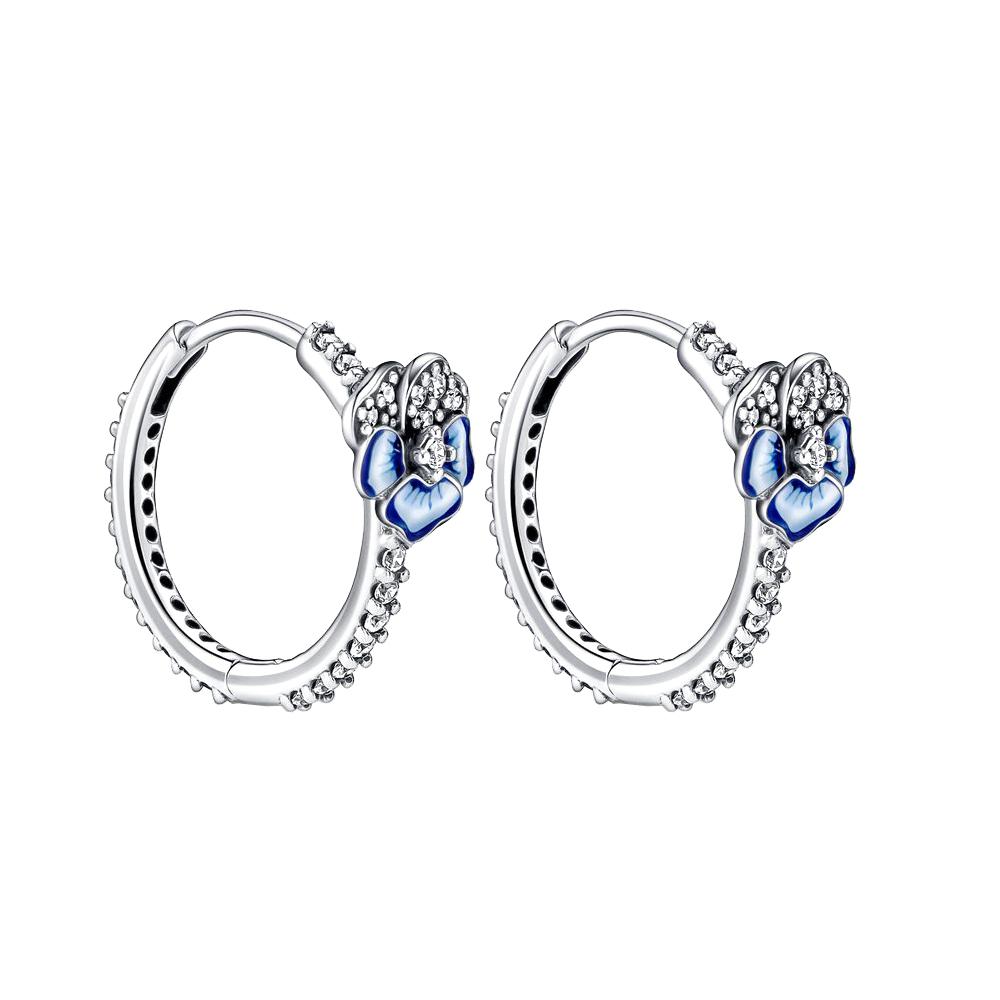 S925 Sterlingo Sidabro Žėrintys Dvigubi Lankeliai Auskarai Moterims Madingi Papuošalai Gimtadienio Motinos Diena Dovanos