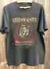 Vtg STRAY CATS Band Grafik Anthrazit Kurzarm Unisex T-Shirt S-5XL WA3194