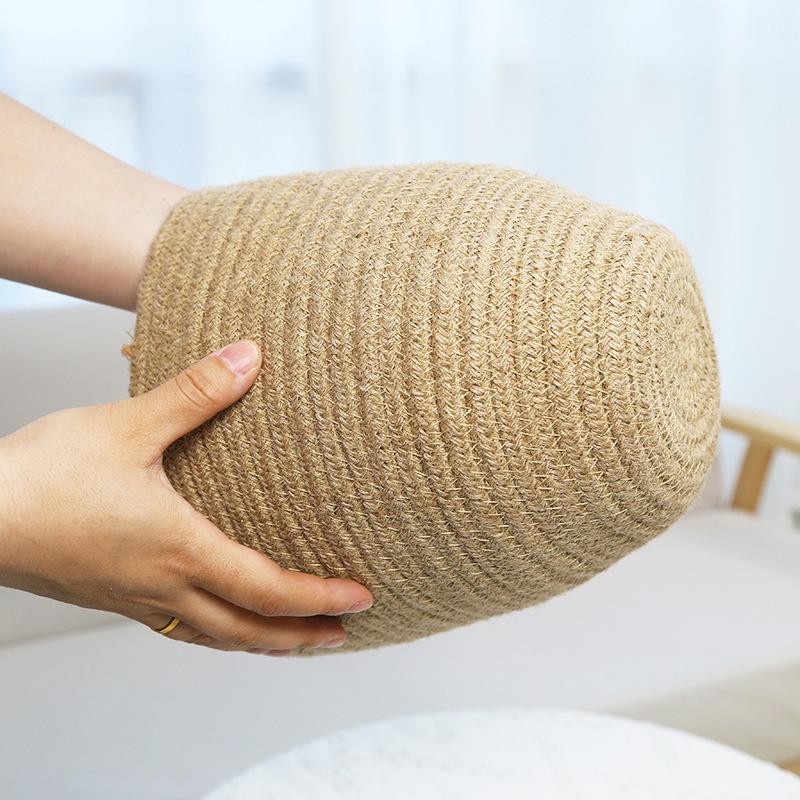 Hängender Korb für die Rückseite der Schlafzimmertür: Aufbewahrung aus gewebtem Baumwollseil, für Schlafzimmer oder Eingangsbereich, für Kosmetika & mehr.