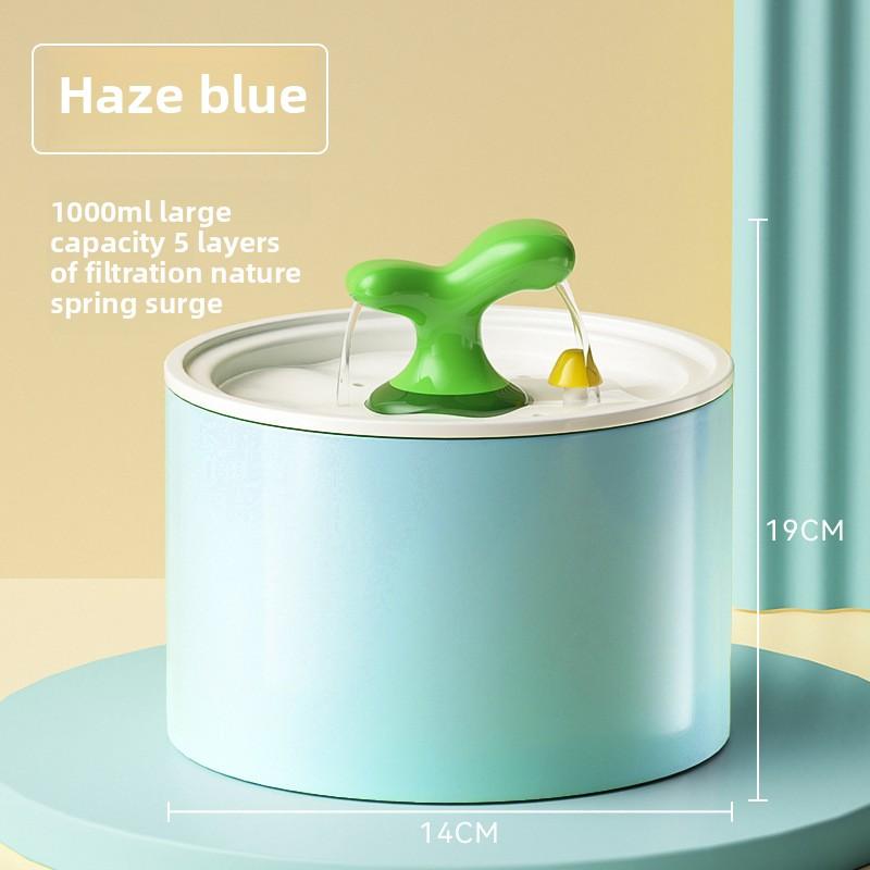 New Cat Funny Big-eyed Cute Ceramic Electric Water Dispenser Dog Drinking Bowl Circulation Automatic Pet Water Dispenser