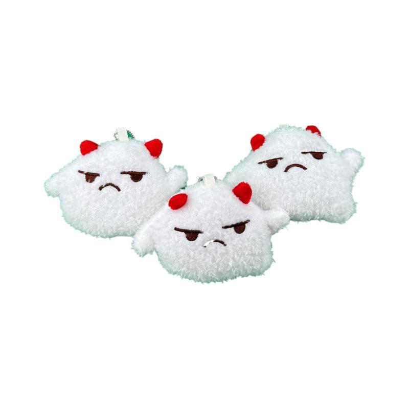 Little Red Book Style Yeti Pendant Plush Backpack Keychain for Women - Little Monster Doll Gift