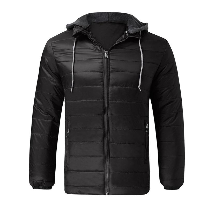 2026 Men's Autumn and Winter Zipper Warm Down Jacket Can Be Stored, Lightweight Jacket M-3XL