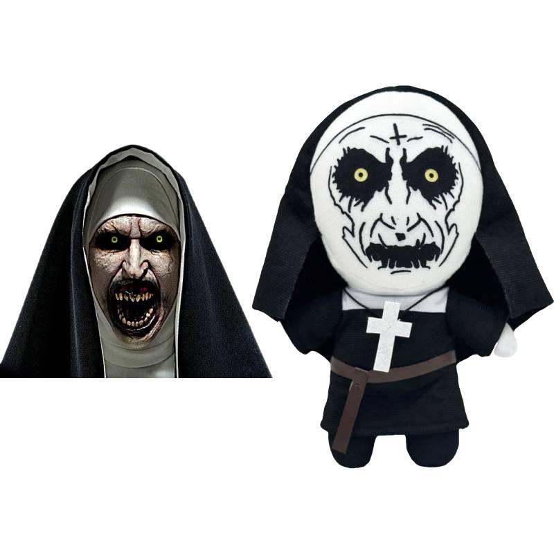 The Nun Plush Black Cartoon Character Doll Soft And Customizable New Cross-border Movie Collectible