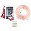 1/4 Brake Line - Brake Tubing Kit 25 Ft. With 16 Inverted Flare Fittings And 4 Unions+Double & Single Flaring Tool Kit Durable