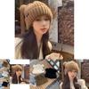 Fashionable Women's Knit Hat Adorable Bear Pattern Warm Cotton Beanie